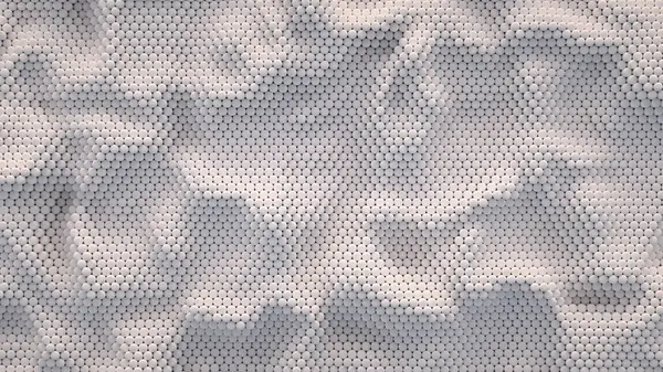 Abstract ivory background from random spheres