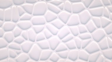 Yüzeyde pürüzsüz fraktal ses çizgili dalgalar. Parlak, sütlü arka plan.