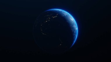 Uzaydan Dünya Gezegeni.
