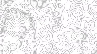 Kusursuz döngü fraktal çizgiler arka plan. Soyut arkaplan gibi topografik harita