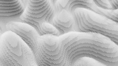 Katmanlı animasyon çemberlerinin fraktal arka planı. Topografik harita, soyut arkaplan gibi arazi