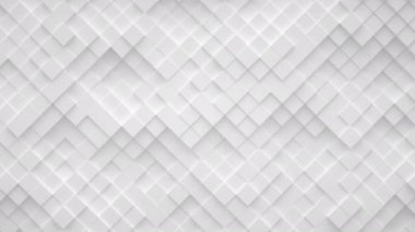 Rastgele hareket eden küplerden soyut hareket arkaplanı, kusursuz döngü canlandırması