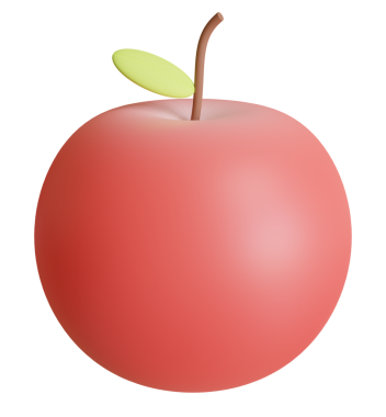 3 Boyutlu Elma Meyvesi, 3 Boyutlu Hazırlama