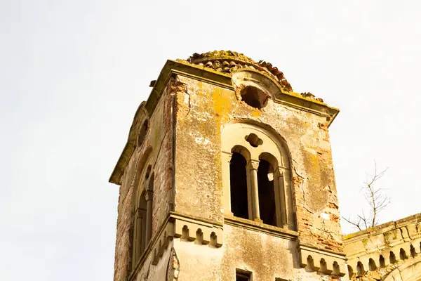 Hagios Georgios Gereja Ortodoks Yunani Menara Lonceng Detail Ditembak Osmaneli — Stok Foto
