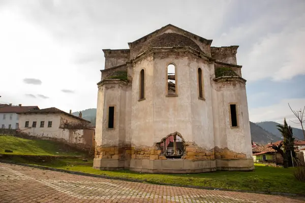 Hagios Georgios Gresk Ortodokse Kirke Øst Utsikt Med Kuppel Osmaneli royaltyfrie gratis stockfoto