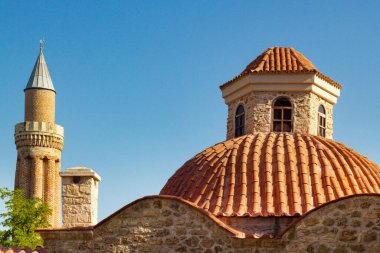 The building,which was built as a bath in the thirteenth century but is now used as a museum, is in Antalya, Turkey.