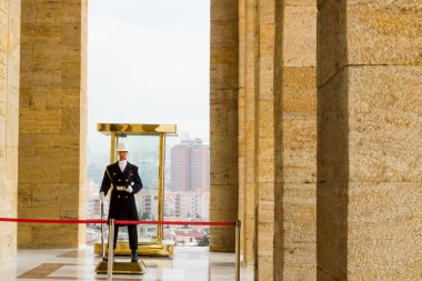 Ankara, Türkiye 17.02.2025 Trkiye Cumhuriyeti kurucusu Mustafa Kemal Atatürk 'ün Ankara, Antkabir' deki mozolesi.