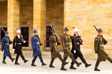 Ankara, Türkiye 17.02.2025 Trkiye Cumhuriyeti kurucusu Mustafa Kemal Atatürk 'ün Ankara' daki anıt mezarı, Antkabir.