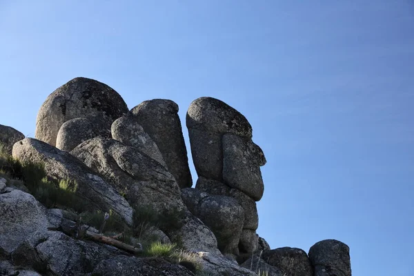 stock image Cabeca do Velho (Old Man's Head). Parque Natural da Serra da Estrela, Portugal