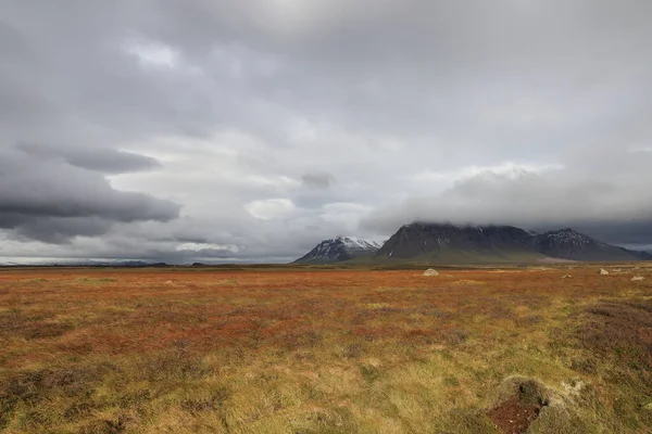 Jesienny Krajobraz Półwyspie Snfellsnes Islandia — Zdjęcie stockowe