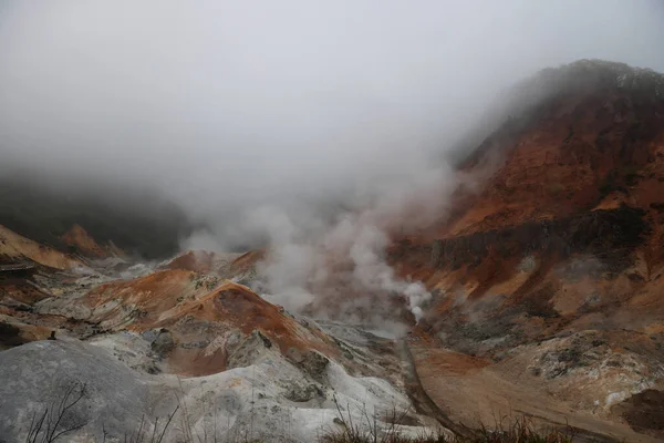 Krásné Údolí Jigokudani Nebo Hell Valley Které Nachází Těsně Nad — Stock fotografie