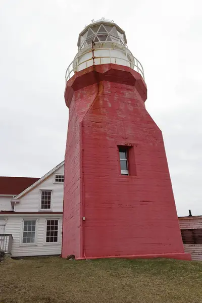 stock image Long Point Lighthouse at Crow Head North Twillingate Island Newfoundland Canada