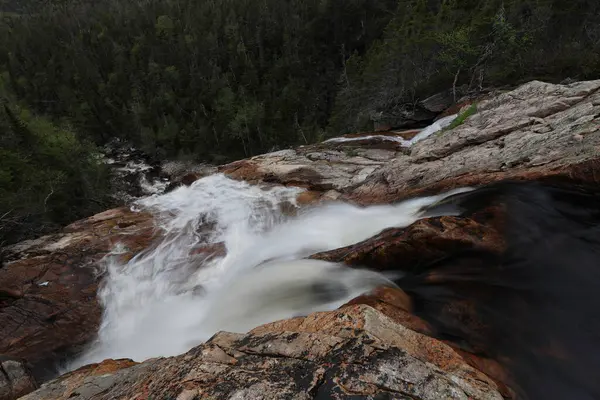 stock image South East Brook Falls, Gros Morne National Park, Newfoundland and Labrador NL, Canada