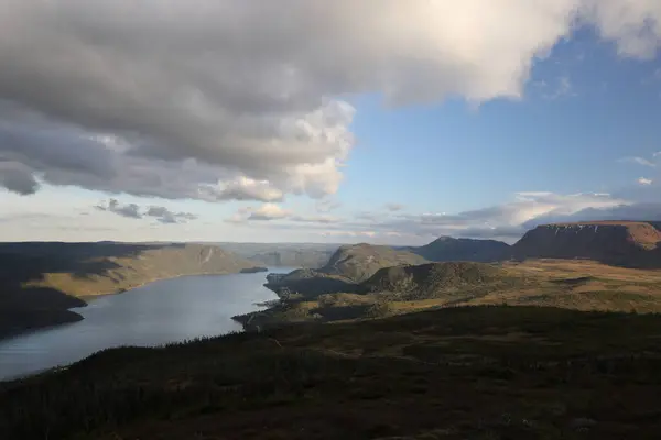 stock image Bonne Bay and Lookout Hills at Gros Morne National Park, Newfoundland And Labrador, Canada