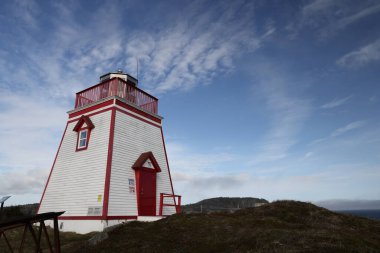 Fort Point Lighthouse, Fort Point Military Site, Trinity, Newfoundland and Labrador, Canada clipart