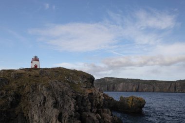 Fort Point Lighthouse, Fort Point Military Site, Trinity, Newfoundland and Labrador, Canada clipart