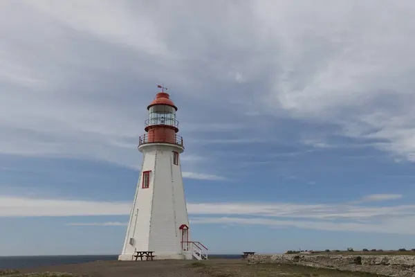 stock image Point Riche Lighthouse  Newfoundland Kanada