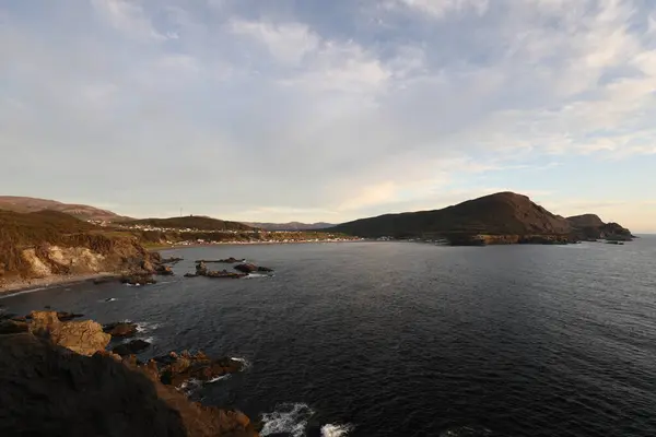 stock image sunset in Trout River Bay Newfoundland Canada