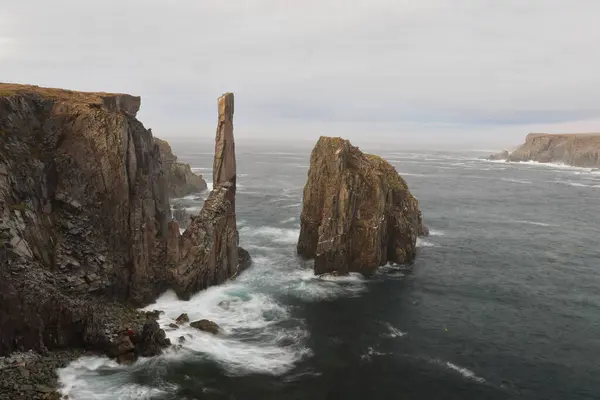 stock image The Chimney, at Spillars Cove in Newfoundland and Labrador, Canada