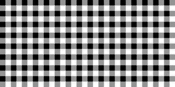 Checkered Texture Black Grid Pattern Buffalo Geometric Mat Bathroom Table — Stock Vector