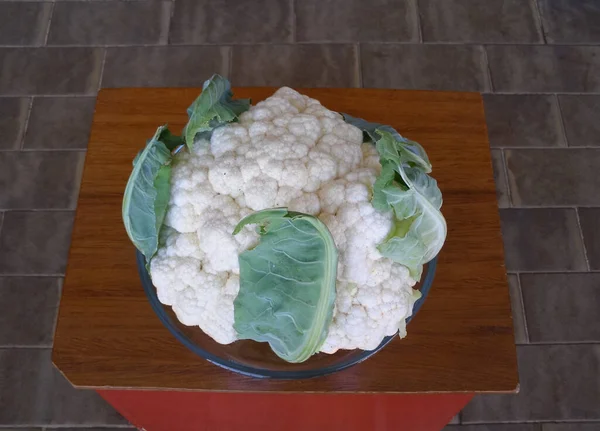 Цвітна Капуста Наукова Назва Brassica Oleracea Овочі Вегетаріанська Їжа — стокове фото