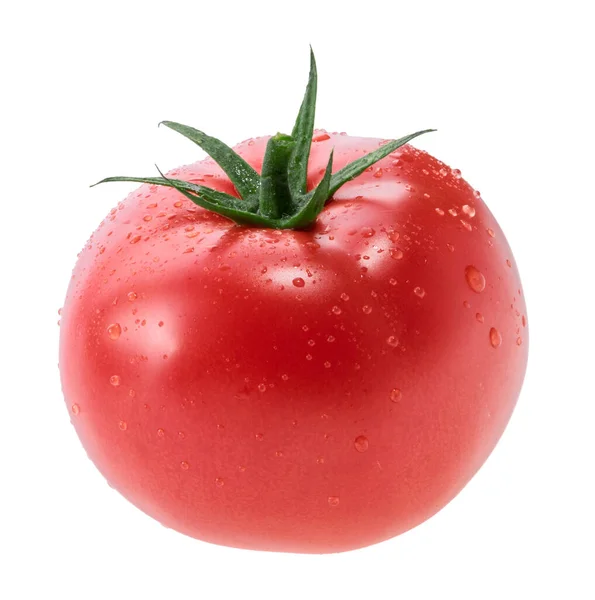 Tomat Isolerad Vit Bakgrund Utan Skugga — Stockfoto