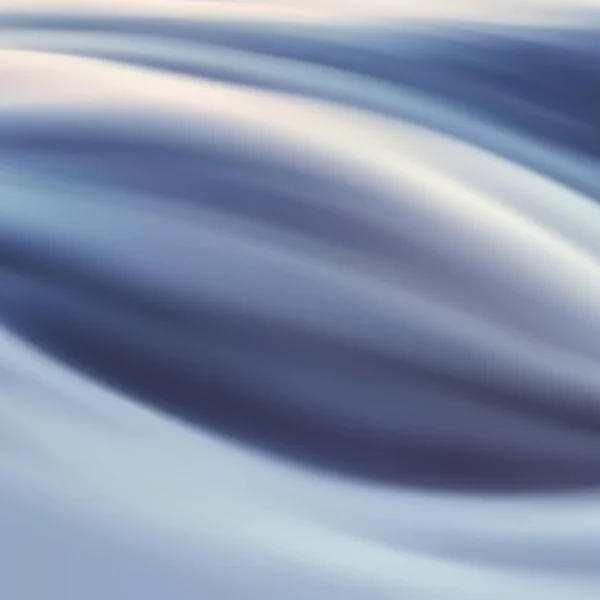 Nuages Bleus Brumeux Ondes Brouillard Pastel Brume Matinale Paysage Sinistre — Image vectorielle