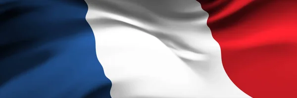 フランスの国旗 国の公式シンボル — ストックベクタ