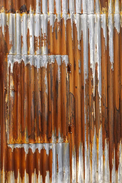 Grunge Metal Background Texture Rusty Sheet Metal Scratches Cracks — Photo
