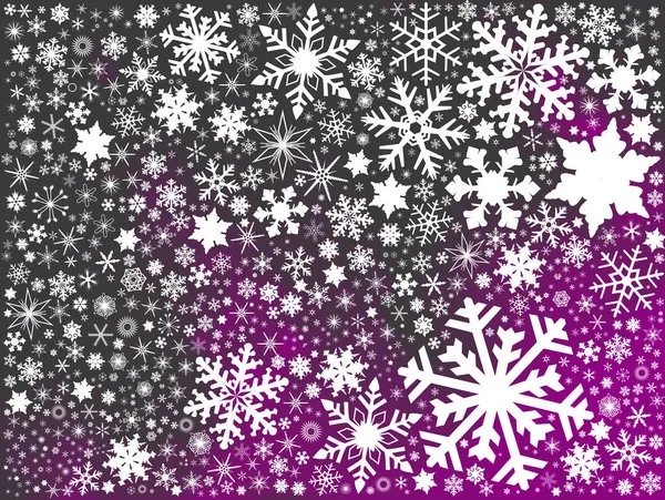 Een Fontein Van Kerstmis Sneeuwvlokken Een Pracht Vervagen Achtergrond — Stockfoto