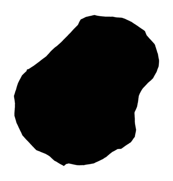 白を背景にしたナウル島の概要図 — ストックベクタ