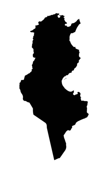 Mappa Generale Del Paese Tunisia Della Lega Araba — Vettoriale Stock