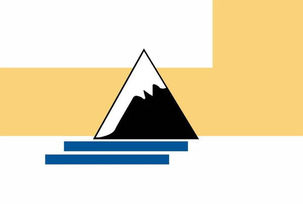 Zászló United States County Fremont Colorado — Stock Vector
