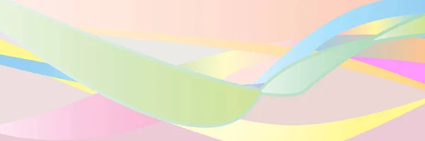 Пастельный Цветовой Баннер Качестве Фонового Элемента — стоковый вектор