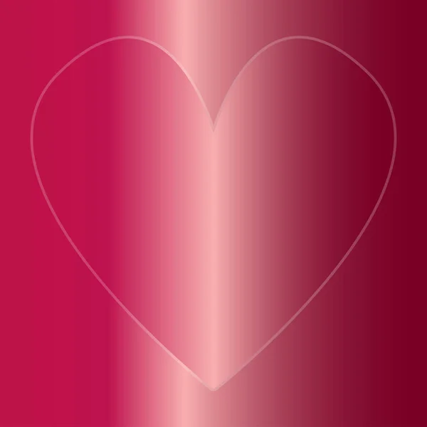 Большой Любовный Фон Фоном Похожим Цвет Сердца — стоковый вектор