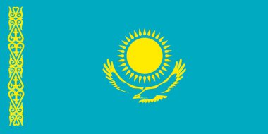 Kazakistan 'ın ulusal bayrağı