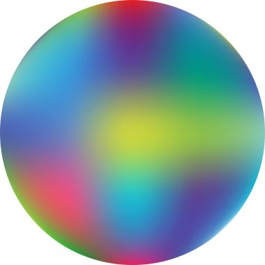 Renkli küreyle soyut bir arkaplan. Gradyan Vektör illüstrasyonu. 