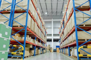 stock product inventory on shelf at distribution warehouse. logistic business ship and deliver, professional, stock, manage, movement, logistic, storage, delivering, shipping, supply, storehouse