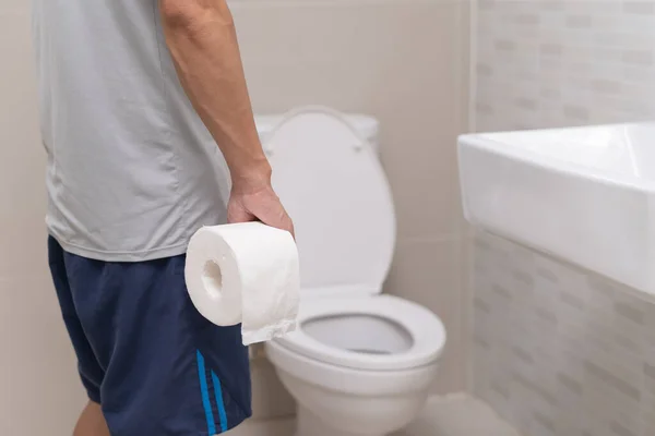 Bauchschmerzen Asiatische Männer Haben Bauchschmerzen Verdauungsstörungen Gastritis Menstruationskrämpfe Blähungen Durchfall — Stockfoto