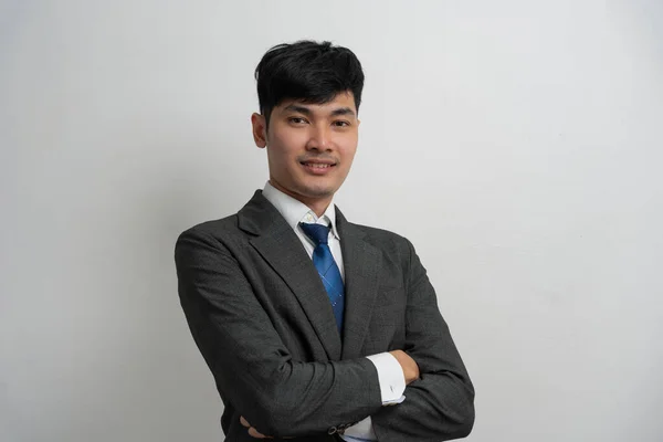 Arbeitsmann Porträt Eines Lächelnden Asiaten Arbeitskleidung Büro Und Bei Der — Stockfoto
