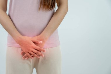 Rahim ağzı kanseri, kadın üreme sistemi, karın bölgesine dokunan kadın, cinsel yolla bulaşan hastalık, karın ağrısı, pelvik rahatsızlığı, lökosorya, anormal, vajinal sıkışma, onarım.