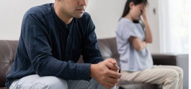 Divorce and quarrels. couples are desperate and disappointed after marriage. Husband and wife are sad, upset and frustrated after quarrels. distrust, love problems, betrayals. family problem.