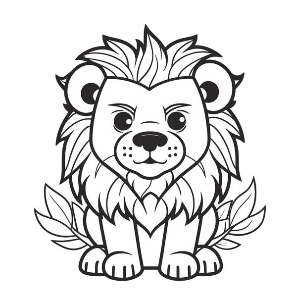 Vector Illustration Cute Bear Head — Image vectorielle