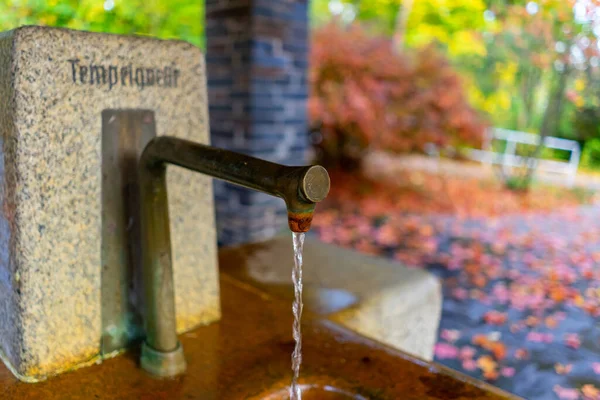 巴伐利亚巴德斯泰本的饮水疗养泉 — 图库照片