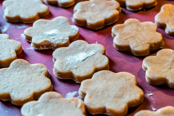 Cookies Pour Noël Sont Cuits Four — Photo