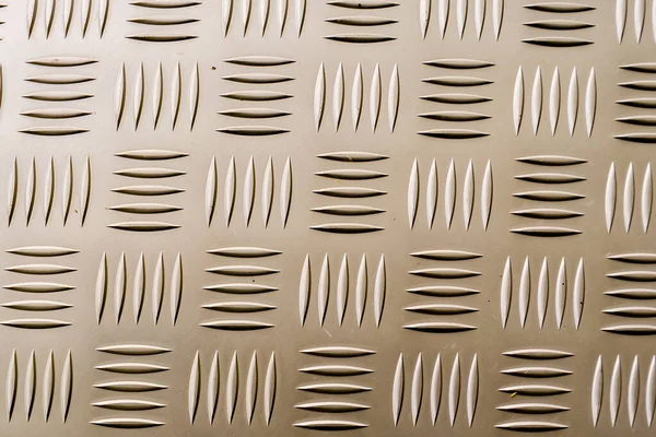 Textur Checker Platte Stahl Hintergrund — Stockfoto