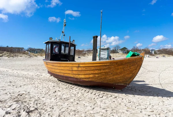 Fischerboot Strand Der Ostsee — Stockfoto