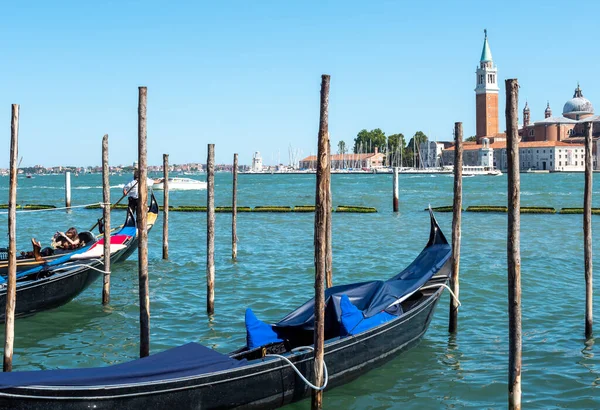 Góndolas Venecia Italia Ciudad — Foto de Stock