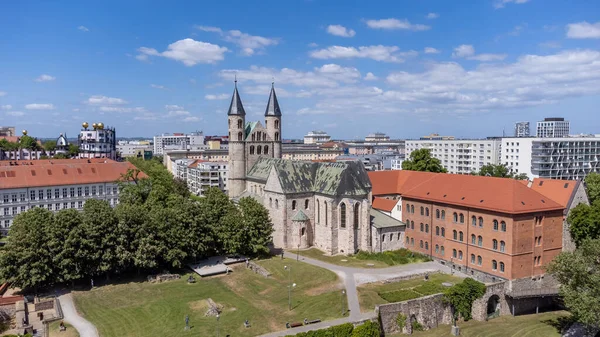 Magdeburg Saxony Anhalt修道院教堂 — 图库照片