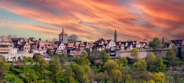 Panorama Rothenburg Der Tauber — Stockfoto